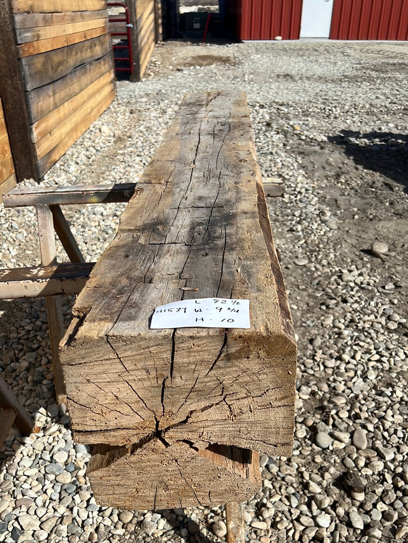 82.5 X 9.75 X 10" Handhewn #41537