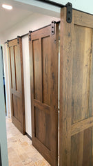 jack and jill bath barn doors space saver