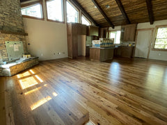 finished solid wood reclaimed oak flooring