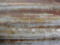 rusty galvanized metal