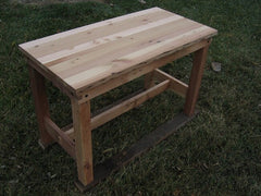 reclaimed wood console table