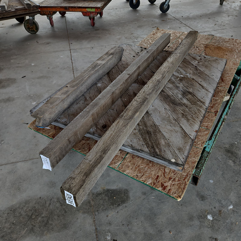 Three pieces 48-96"L x 4"H x 4"D D616