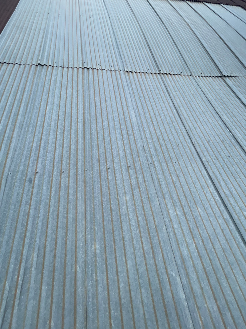 old corrugated siding