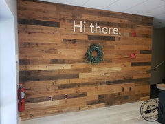 Accent Wall Paneling - Oak Blend