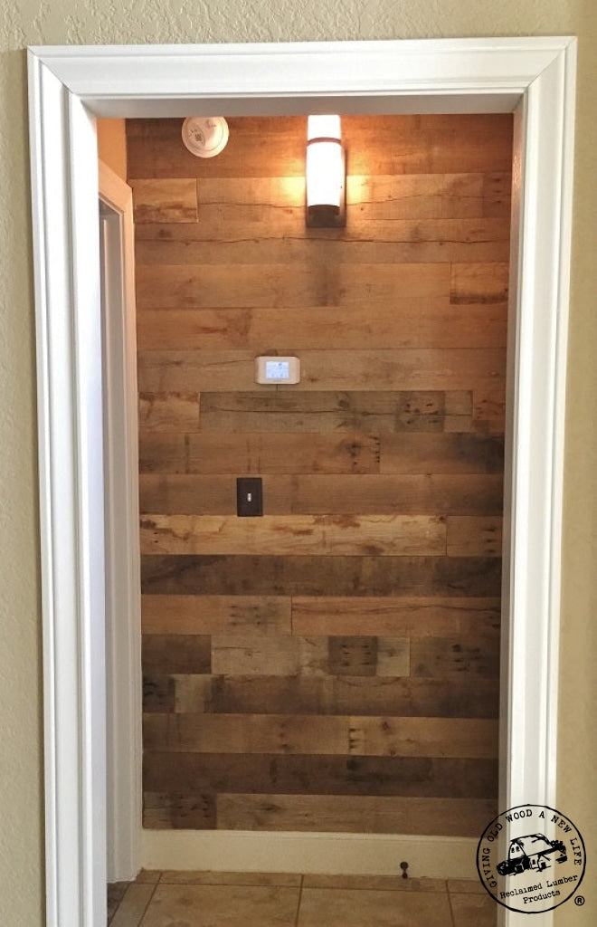 Accent Wall Paneling - Oak Blend