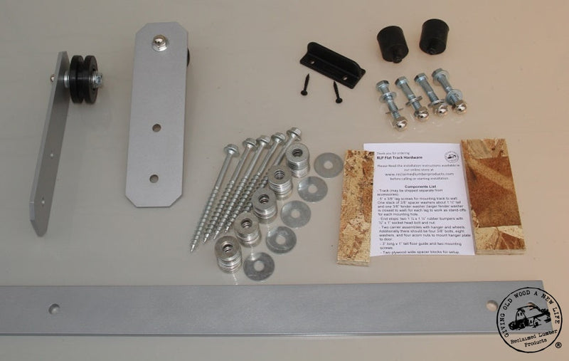 Barn Door Hardware Satin Nickel 