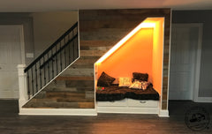 Feature Wall barn wood boards