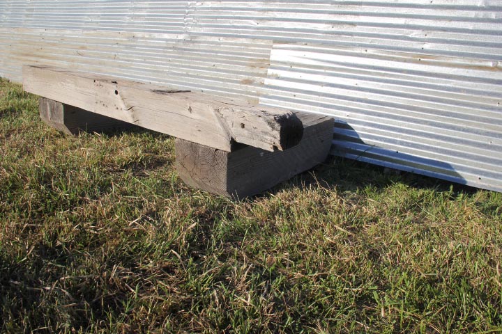 Reclaimed Wood Beam Mantel (A9)