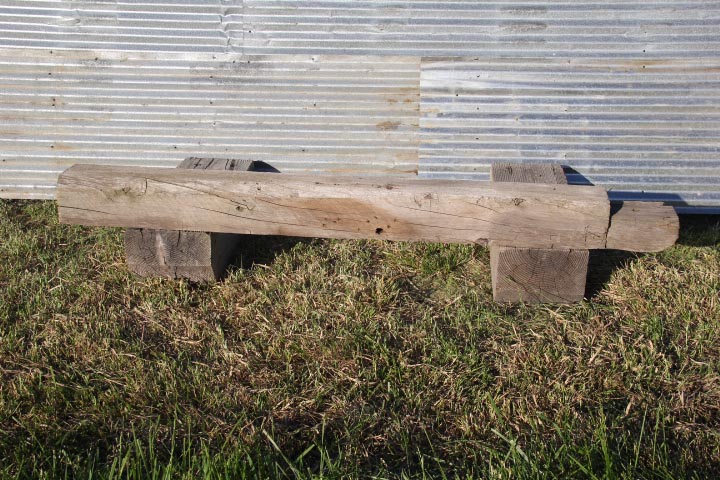 Reclaimed Wood Beam Mantel (A9)