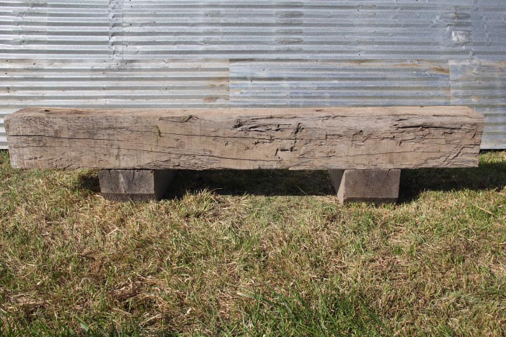 Reclaimed Heavy Hardwood Beam Mantel (B2)