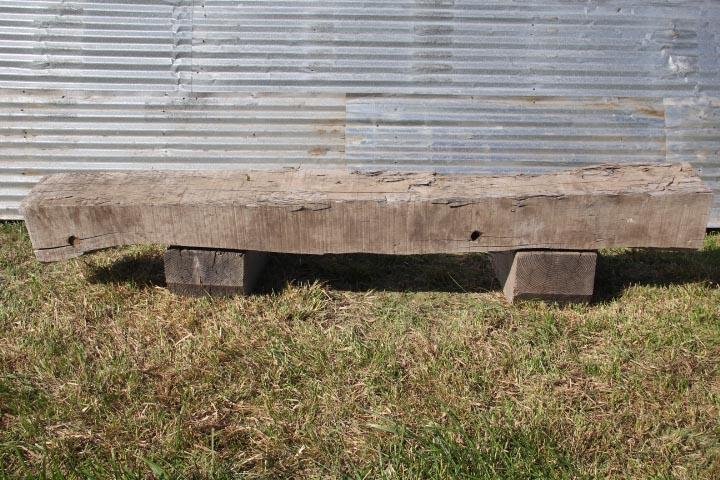 Reclaimed Heavy Hardwood Beam Mantel (B2)