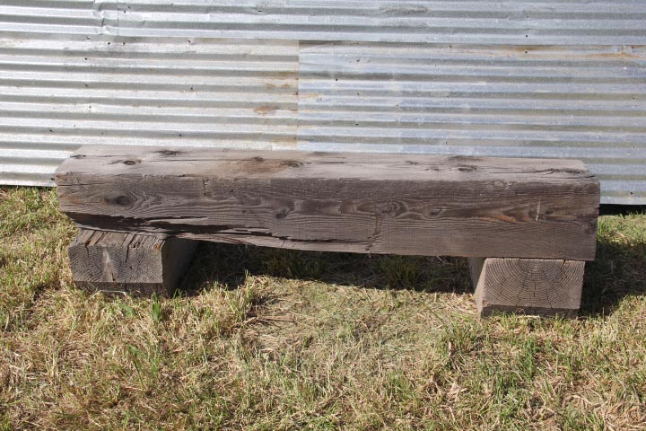 Reclaimed Wood Beam Mantel (C3)