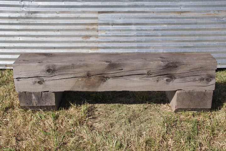 Reclaimed Wood Beam Mantel (C3)