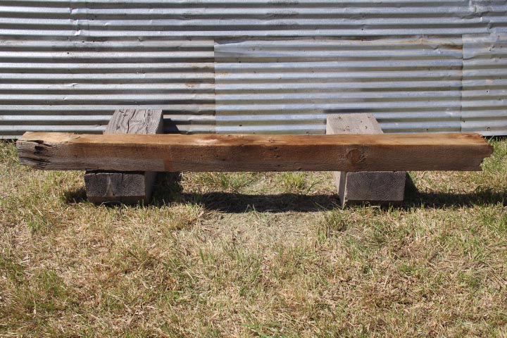 Reclaimed Wood Beam Mantel (C8)