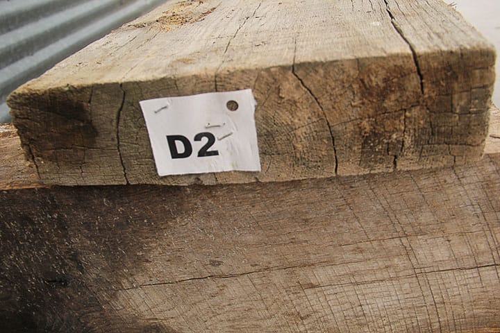 Wide Barnwood Shelf D2