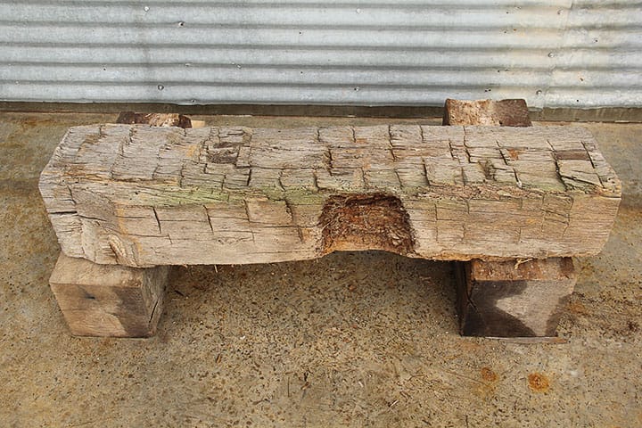 Mortised and Hewn Mantel D14