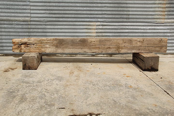 Highly Distressed End Reclaimed Barn Beam D22