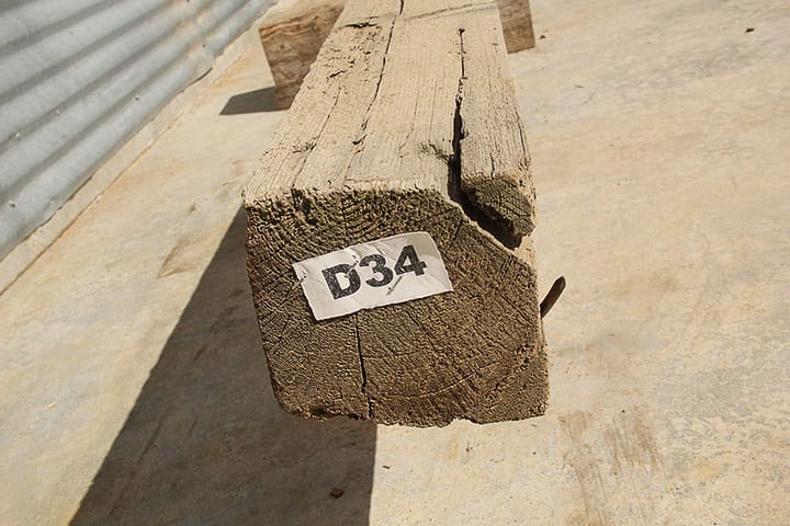 Long 6x6 16' Character Beam D34