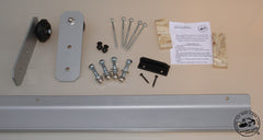 satin nickel Barn Door Hardware